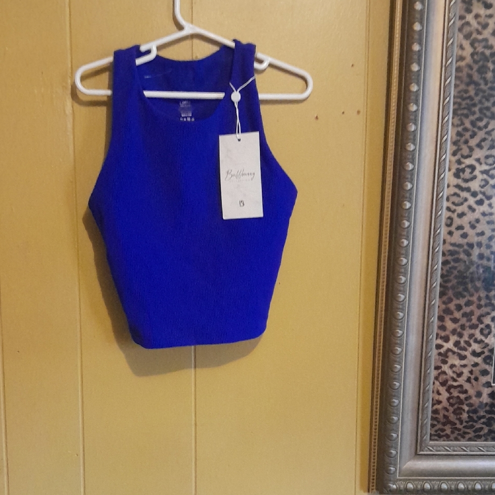 Buffbunny Blue Sleeveless Top